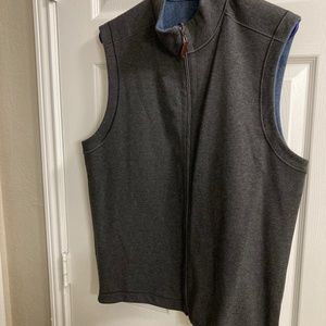 Johnston & Murphy Reversible Solid Full-Zip Vest